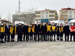 112’ye 9 ambulans takviyesi