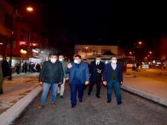 Trafiğin yoğun olduğu Akpınar Meydanı yeniden düzenlendi