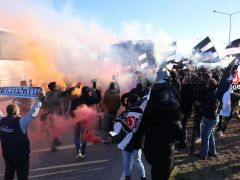 Beşiktaş’a Malatya’da coşkulu karşılama