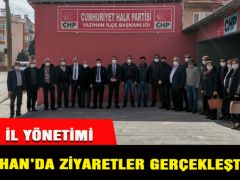 CHP İl Yönetimi Yazıhan’da Ziyaretler Gerçekleştirdi