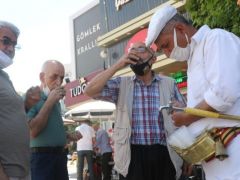 Malatyalılar, meyan kökü şerbeti ile serinliyor