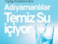 Adıyaman suyu temiz çıktı