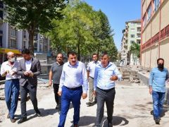 Malatya’da Sivas Caddesi baştan aşağı yenileniyor