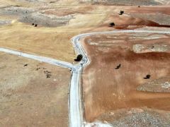 9 mahalleyi birbirine bağlayan yol tozdan kurtarıldı