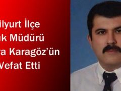 Yeşilyurt İlçe Sağlık Müdürü Dr.Semra Karagöz’ün Eşi Vefat Etti