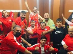 Malatya Büyükşehir Basketbol takımı galip