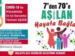 Aile hekimlerinden “7’den 70’e aşılan hayata bağlan” kampanyası