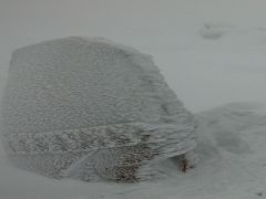 Nemrut Dağı buz tuttu