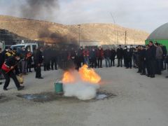 Malatya’da yangın ve kurtarma eğitimi