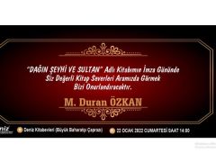 Yazar Duran Özkan’dan İmza Günü