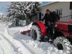 Kardan kapanan yollar için kolları sıvadılar