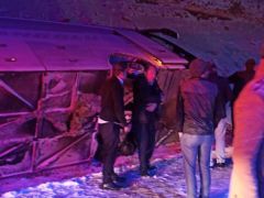 Malatya’da Otobüs Devrildi