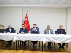 Başkan Gürkan Doğanyol İlçesinde Muhtarlarla Bir Araya Geldi