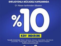 Esenlik’ten Yüzde 10 KDV İndirimi