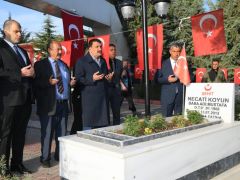 Başkan Gürkan Bayramda Şehitleri Unutmadı