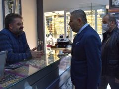 Sadıkoğlu’ndan Kuyumcular Çarşısına Ziyaret