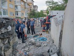 İtfaiyeden Çöken Metruk Binayla İlgili Açıklama