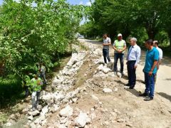 Samanköy’ün Yolları Güvenli Hale Getiriliyor