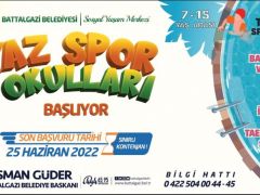 Battalgazi Belediyesinden Çocuklara Özel Yaz Spor Okulu