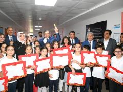 Öğrenciler Karnelerini  Aldı