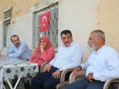 Başkan Gürkan’dan Şehit Babasına Ziyaret