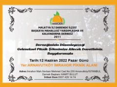 Başkan Bulut Hemşerilerini Geleneksel Pikniklerine Davet Etti