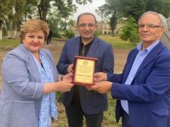 Haber7 ve Ülke TV’ye Şuşa’da  Anlamlı Plaket