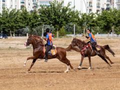 Atlı Cirit Gösterisi Büyük İlgi Gördü