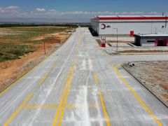 Sıkıştırılmış Beton Yol Uygulaması Gerçekleştirildi