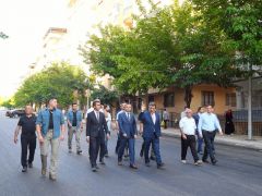 Vali Şahin ve Başkan Gürkan İpek Caddesi’nde İncelemelerde Bulundu