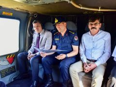 Vali Şahin’den Havadan Trafik Denetimi