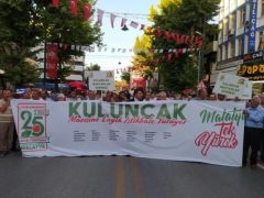 Kuluncak Kayısı Festivali Kortej Yürüyüşünde Yerini Aldı