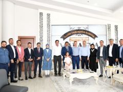 Başkan Gürkan Gaziosmanpaşa ve Sincik Belediye Başkanlarını Ağırladı