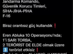 Terör Örgütüne Tendürek Dağı Kırsalında Darbe