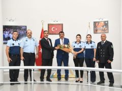Zabıtadan Başkan Gürkan’a Ziyaret