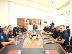 İtfaiye ‘den Başkan Gürkan’a Ziyaret