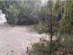 Malatya’da Dolu Yağışı Etkili Oldu