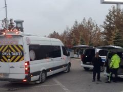 Malatya Polisinden Okul Servislerine Sıkı Denetim