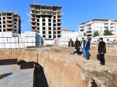 Başkan Çınar Kentsel Dönüşüm Çalışmalarını İnceledi