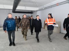 Vali Şahin’den Özal Harekat Müdürlüğü İnşaat Alanına Ziyaret