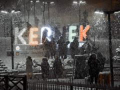 Kar Yağışı Malatya’yı Kartpostala Çevirdi