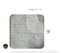 Montun Cebinden Çıkan Mektup Duygulandırdı