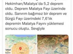 Naci Görür’den Hekimhan Depremi Açıklaması