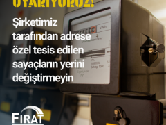 Fırat EDAŞ Uyarıyor! Elektrik Sayaçlarına Müdahale Etmeyin