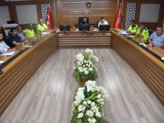 Bayram Öncesi Trafik Güvenliği Toplantısı Yapıldı