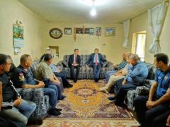 MKE Patlamasında Şehit Olan Elverir’in Ailesine Vali Şahin’den Ziyaret