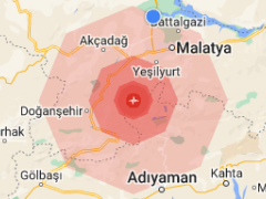 Malatya Güne Depremle Uyandı