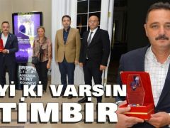 Başkan Basa’ya Asrın Felaketindeki Gösterdiği Özveriden Dolayı Plaket