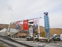 Büyükşehir Belediyesi Beton Santrali Üretime Başladı