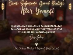 Ülkü Ocakları Ramazan Ayı Boyunca İftar Verecek